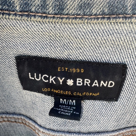 Lucky Brand Light Wash Denim Jacket - Picture 3 of 3